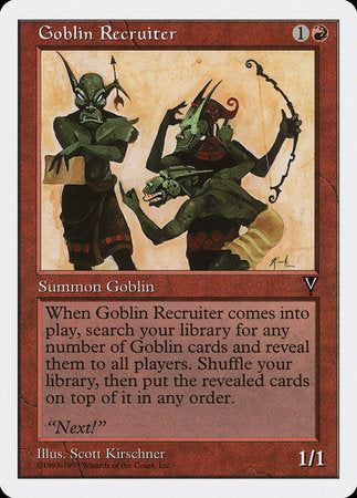 Goblin Recruiter [Anthologies] | Mindsight Gaming