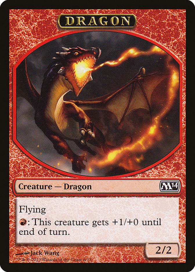 Dragon [Magic 2014 Tokens] | Mindsight Gaming