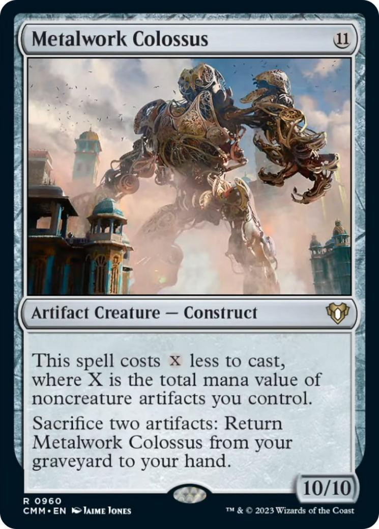 Metalwork Colossus [Commander Masters] | Mindsight Gaming
