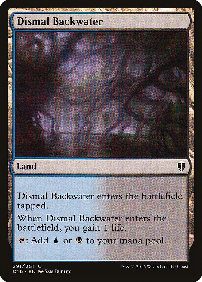 Dismal Backwater [Commander 2016] | Mindsight Gaming