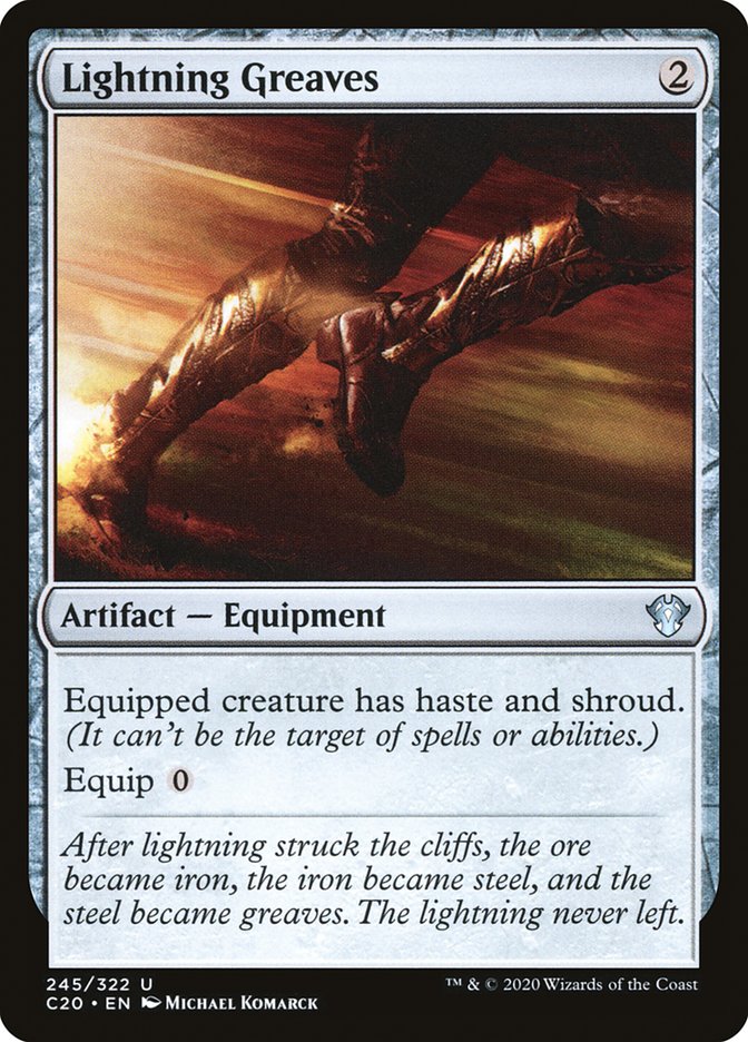 Lightning Greaves [Commander 2020] | Mindsight Gaming