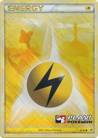 Lightning Energy (91/95) (Play Pokemon Promo) [HeartGold & SoulSilver: Call of Legends] | Mindsight Gaming