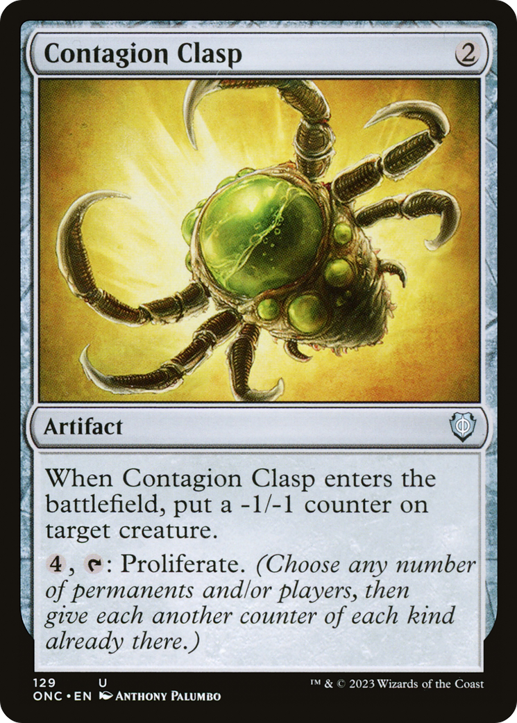 Contagion Clasp [Phyrexia: All Will Be One Commander] | Mindsight Gaming