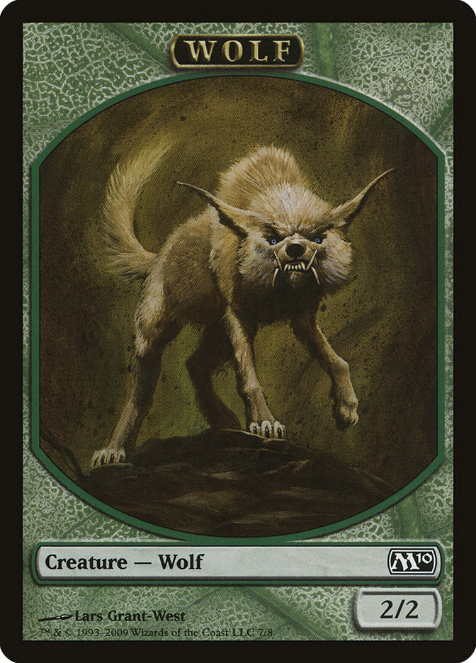 Wolf [Magic 2010 Tokens] | Mindsight Gaming