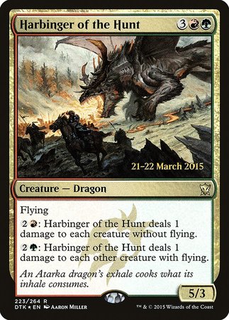 Harbinger of the Hunt [Dragons of Tarkir Promos] | Mindsight Gaming