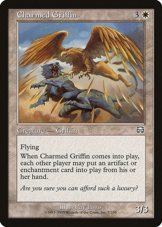 Charmed Griffin [Mercadian Masques] | Mindsight Gaming