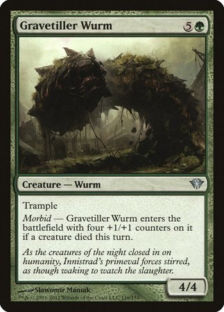 Gravetiller Wurm [Dark Ascension] | Mindsight Gaming