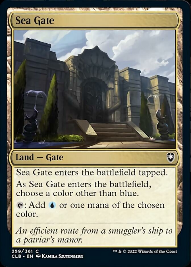 Sea Gate [Commander Legends: Battle for Baldur's Gate] | Mindsight Gaming