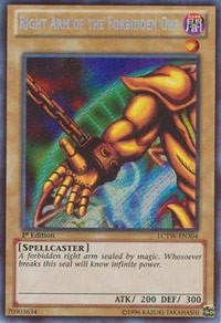 Right Arm of the Forbidden One [LCYW-EN304] Secret Rare | Mindsight Gaming