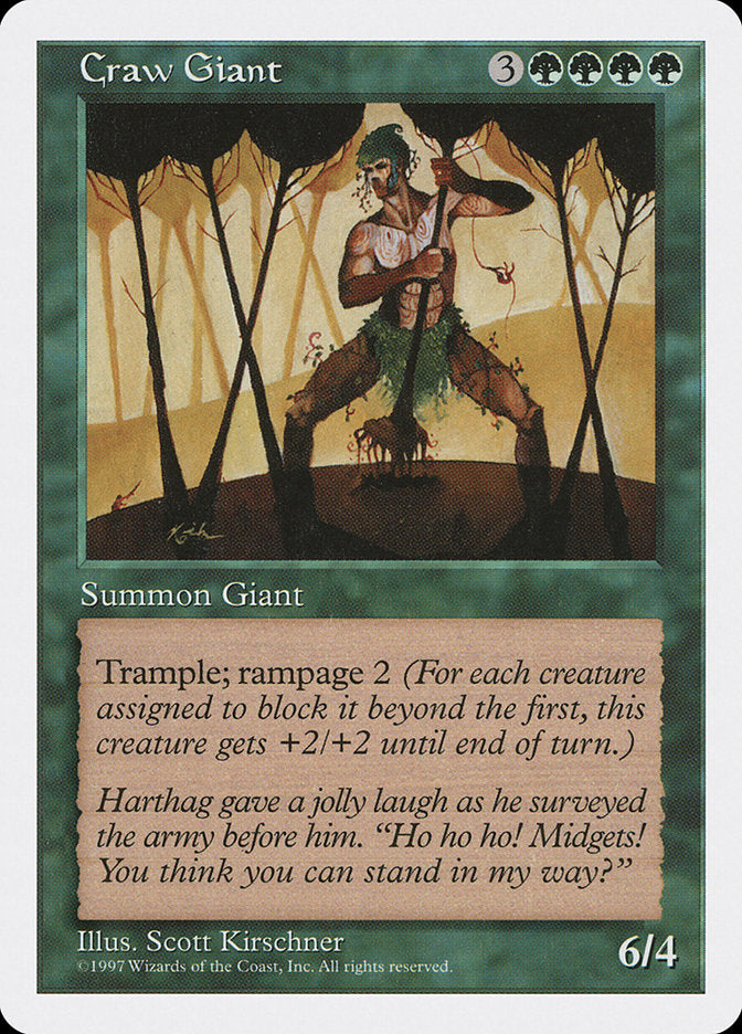 Craw Giant [Fifth Edition] | Mindsight Gaming