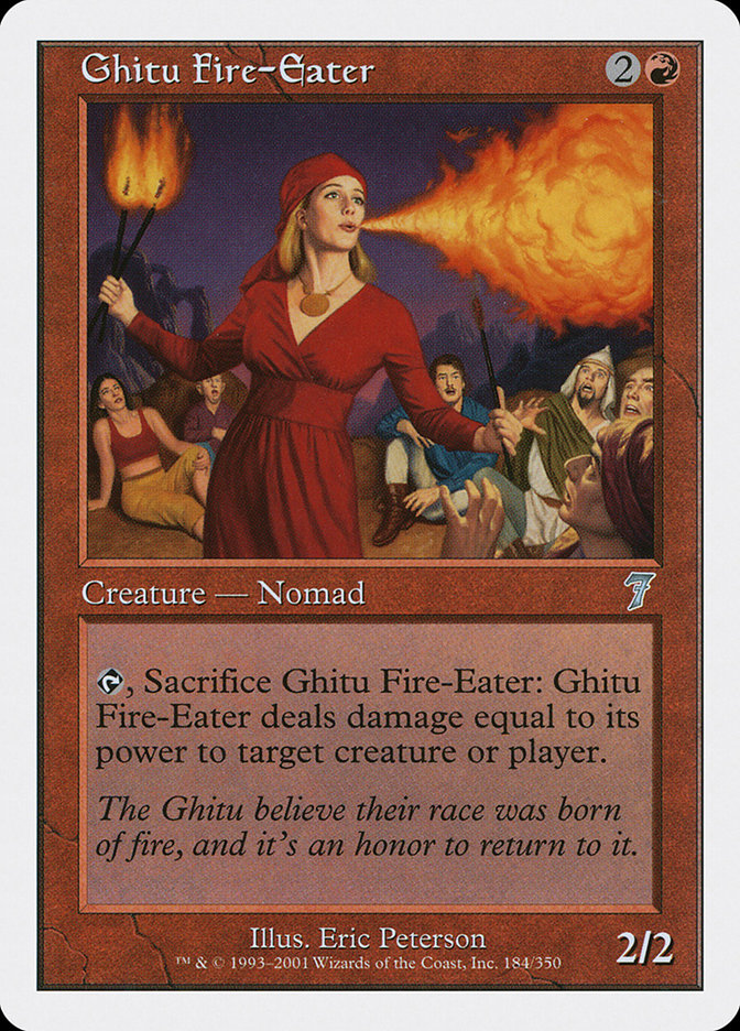 Ghitu Fire-Eater [Seventh Edition] | Mindsight Gaming