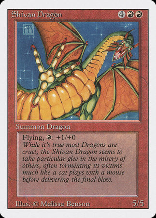 Shivan Dragon [Revised Edition] | Mindsight Gaming