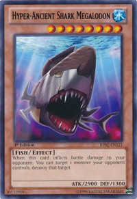 Hyper-Ancient Shark Megalodon [BP02-EN121] Rare | Mindsight Gaming