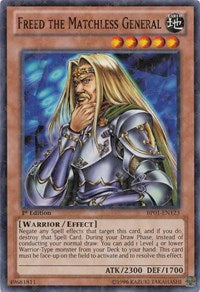 Freed the Matchless General [BP01-EN123] Starfoil Rare | Mindsight Gaming