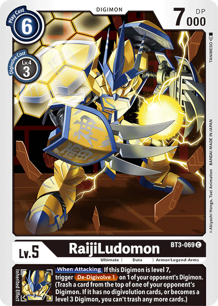 RaijiLudomon [BT3-069] [Release Special Booster Ver.1.5] | Mindsight Gaming