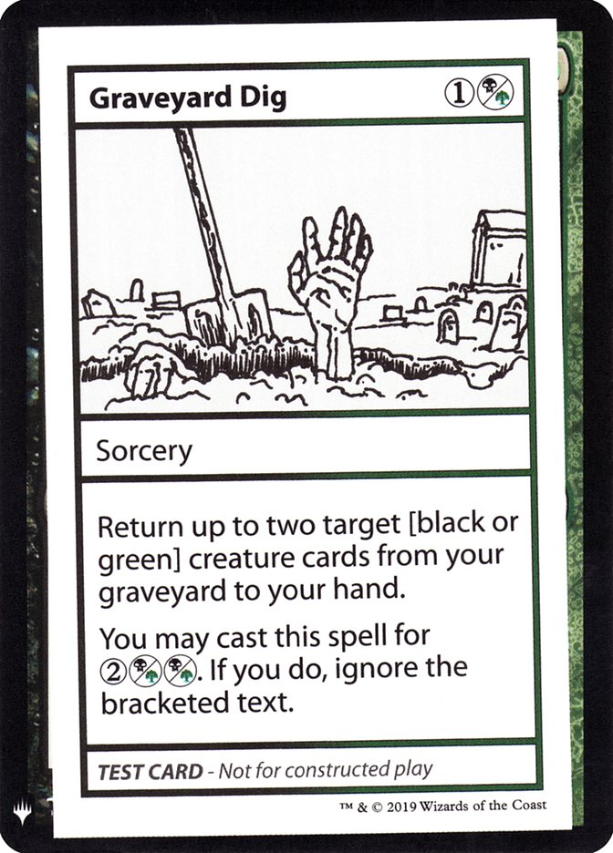 Graveyard Dig [Mystery Booster Playtest Cards] | Mindsight Gaming