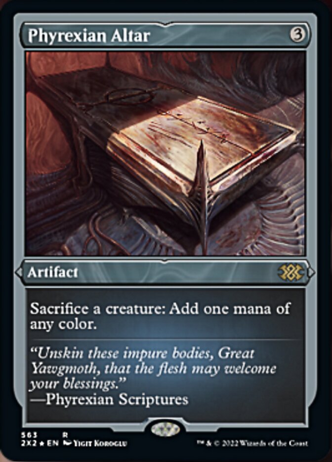Phyrexian Altar (Foil Etched) [Double Masters 2022] | Mindsight Gaming
