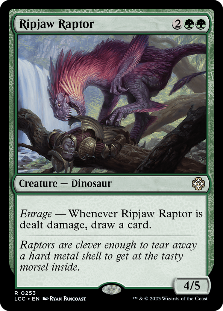 Ripjaw Raptor [The Lost Caverns of Ixalan Commander] | Mindsight Gaming