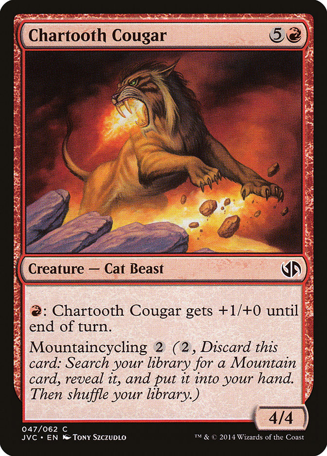 Chartooth Cougar [Duel Decks Anthology] | Mindsight Gaming