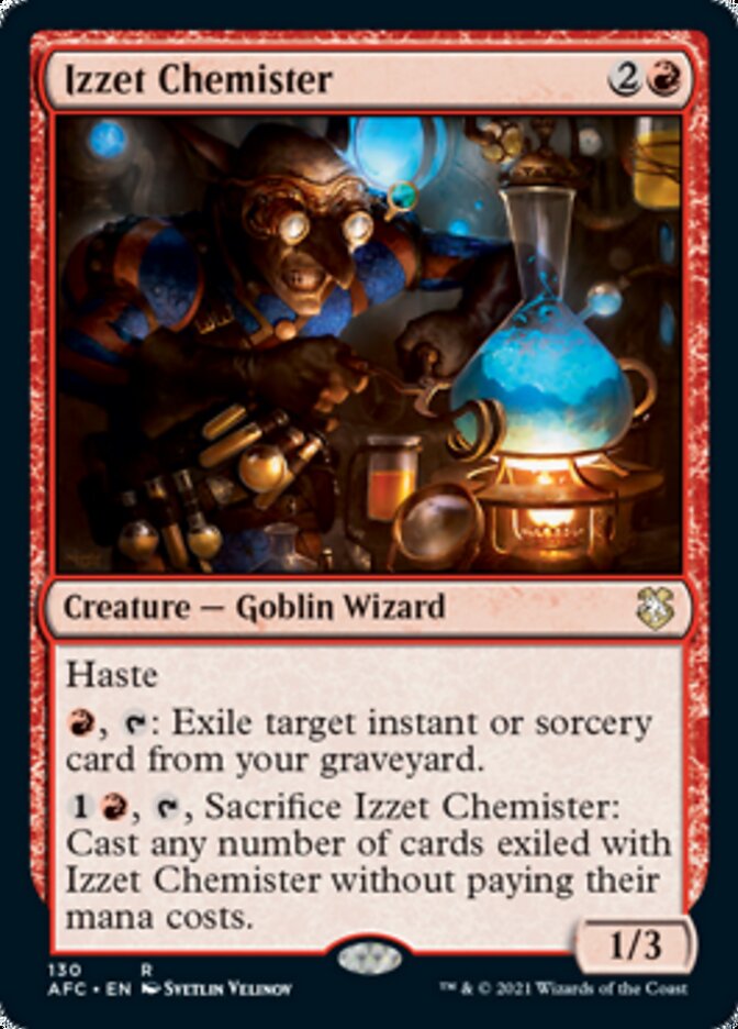 Izzet Chemister [Dungeons & Dragons: Adventures in the Forgotten Realms Commander] | Mindsight Gaming