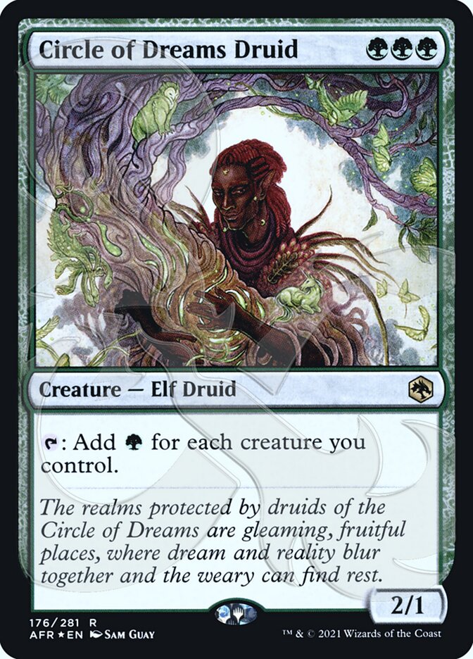 Circle of Dreams Druid (Ampersand Promo) [Dungeons & Dragons: Adventures in the Forgotten Realms Promos] | Mindsight Gaming