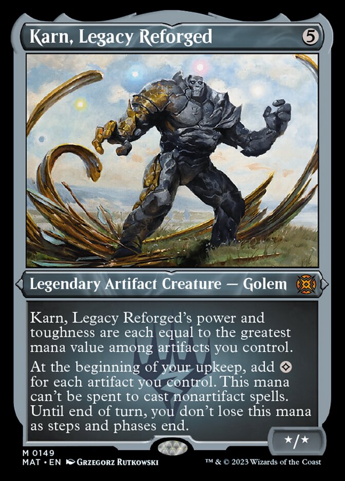 Karn, Legacy Reforged (Foil Etched) [March of the Machine: The Aftermath] | Mindsight Gaming