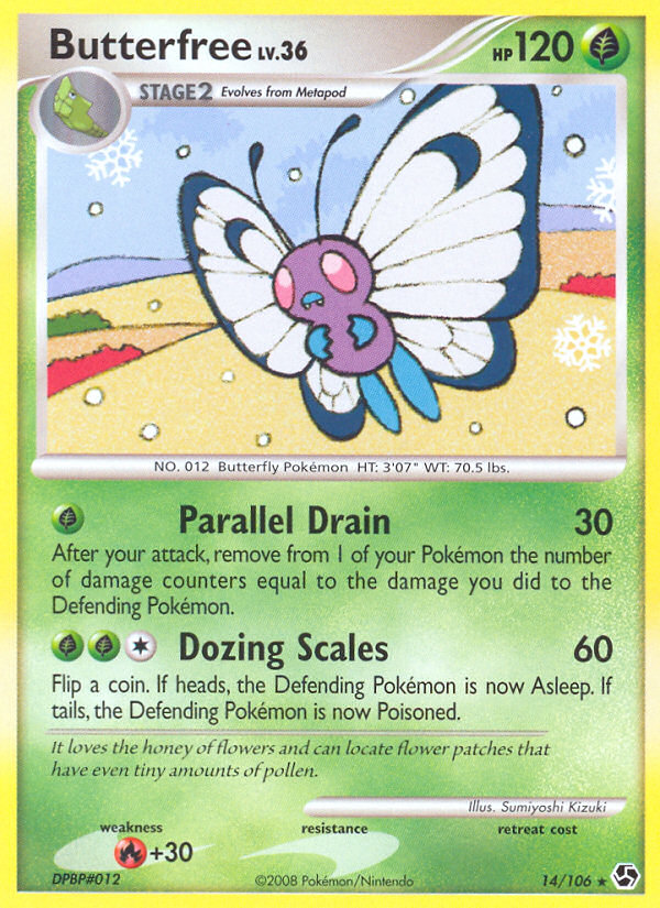 Butterfree (14/106) [Diamond & Pearl: Great Encounters] | Mindsight Gaming