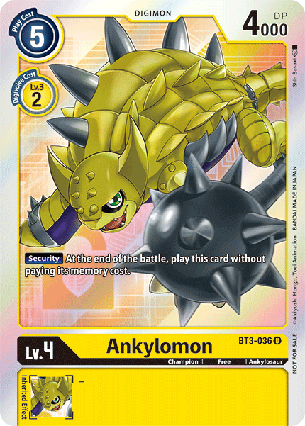 Ankylomon [BT3-036] (Buy-A-Box Promo) [Release Special Booster Ver.1.5 Promos] | Mindsight Gaming