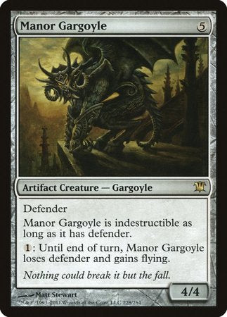 Manor Gargoyle [Innistrad] | Mindsight Gaming