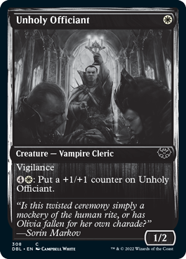 Unholy Officiant [Innistrad: Double Feature] | Mindsight Gaming