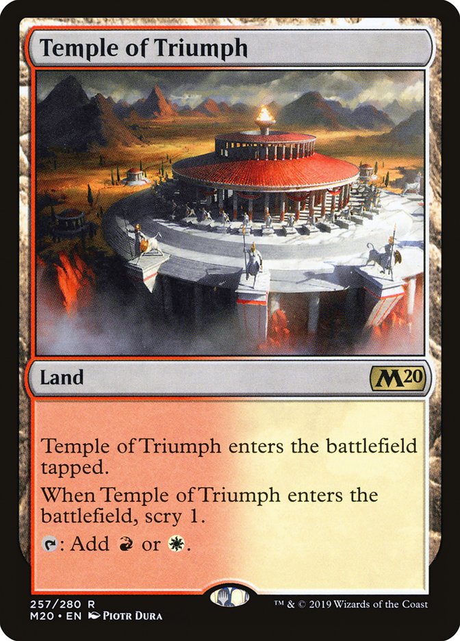 Temple of Triumph [Core Set 2020] | Mindsight Gaming