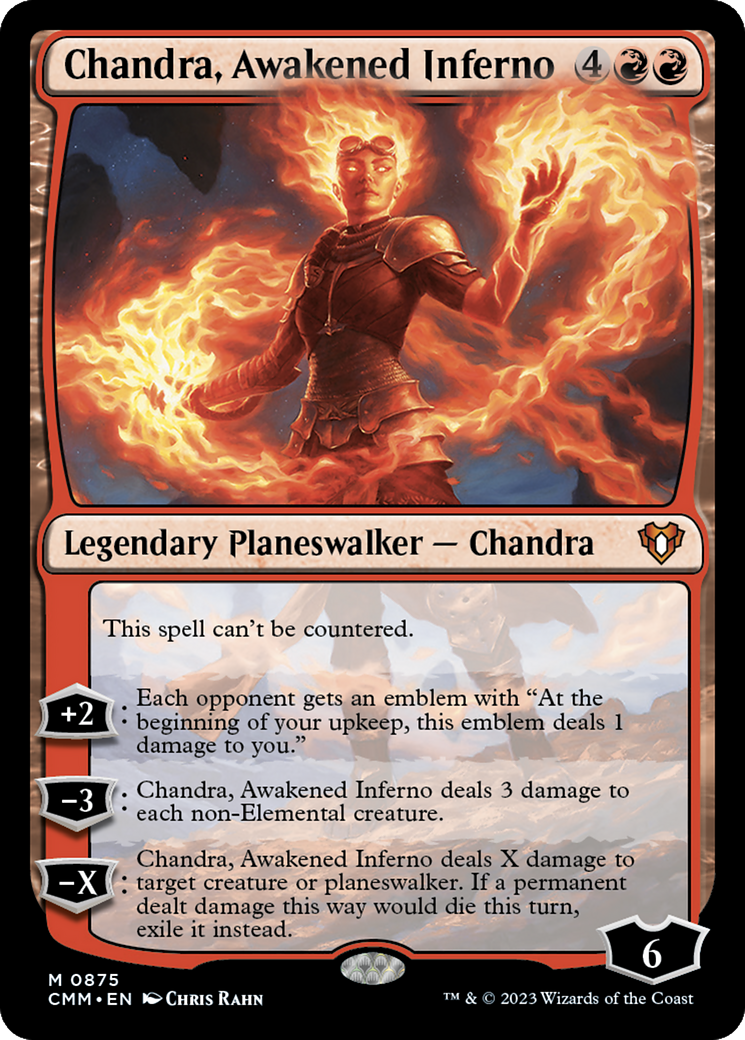 Chandra, Awakened Inferno [Commander Masters] | Mindsight Gaming