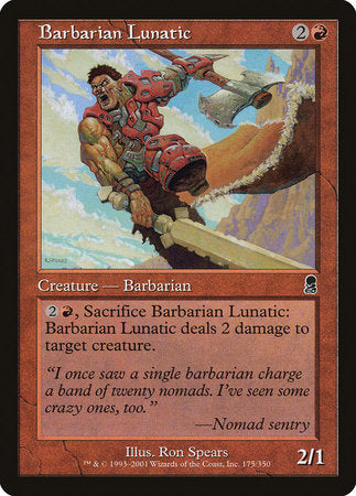 Barbarian Lunatic [Odyssey] | Mindsight Gaming