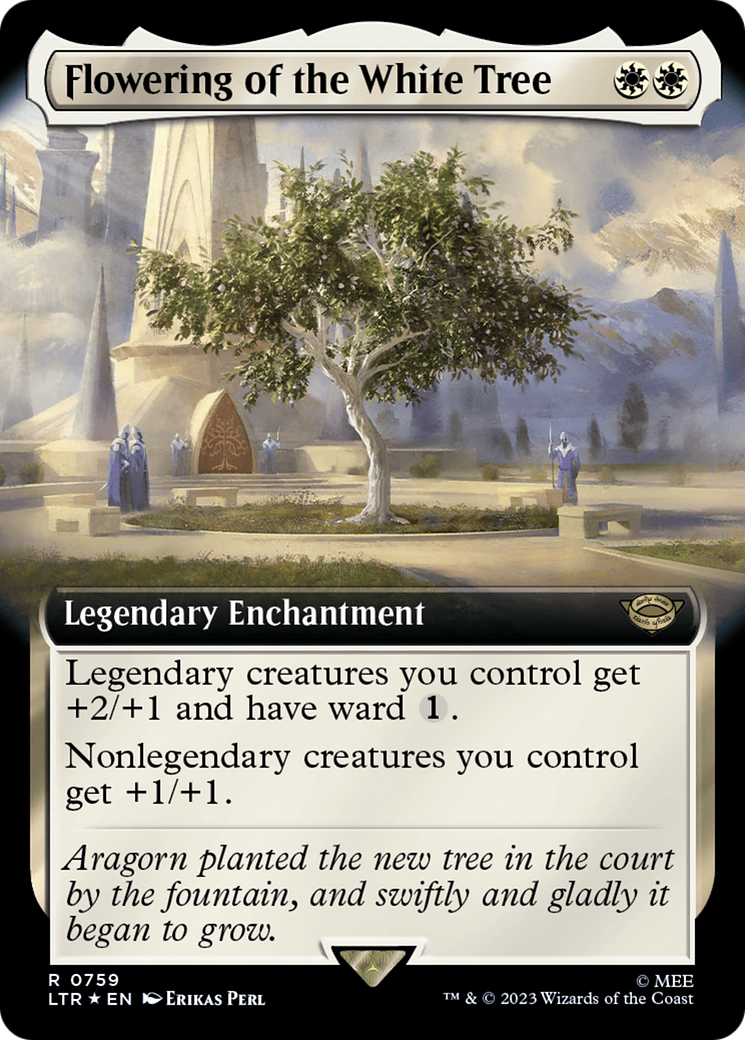 Flowering of the White Tree (Extended Art) (Surge Foil) [The Lord of the Rings: Tales of Middle-Earth] | Mindsight Gaming