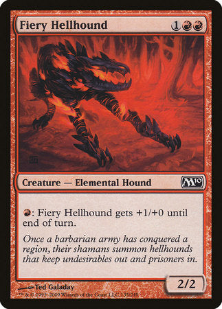 Fiery Hellhound [Magic 2010] | Mindsight Gaming