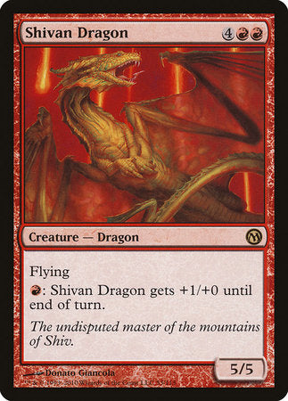 Shivan Dragon [Duels of the Planeswalkers] | Mindsight Gaming