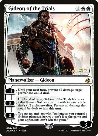 Gideon of the Trials [Amonkhet Promos] | Mindsight Gaming