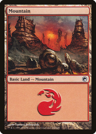 Mountain (242) [Scars of Mirrodin] | Mindsight Gaming
