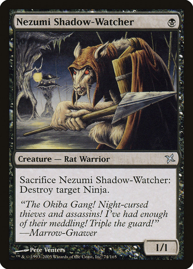 Nezumi Shadow-Watcher [Betrayers of Kamigawa] | Mindsight Gaming