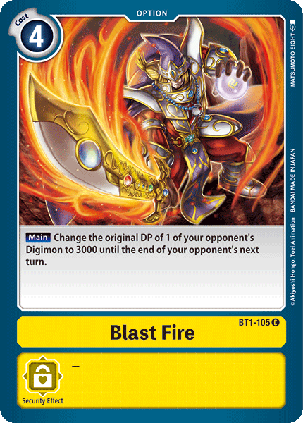Blast Fire [BT1-105] [Release Special Booster Ver.1.0] | Mindsight Gaming