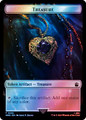 Soldier // Treasure (0061) Double-Sided Token (Surge Foil) [Doctor Who Tokens] | Mindsight Gaming