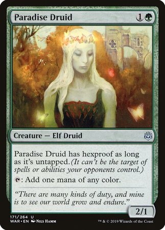 Paradise Druid [War of the Spark] | Mindsight Gaming