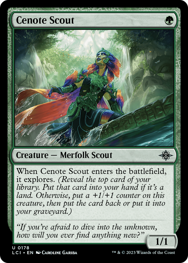 Cenote Scout [The Lost Caverns of Ixalan] | Mindsight Gaming