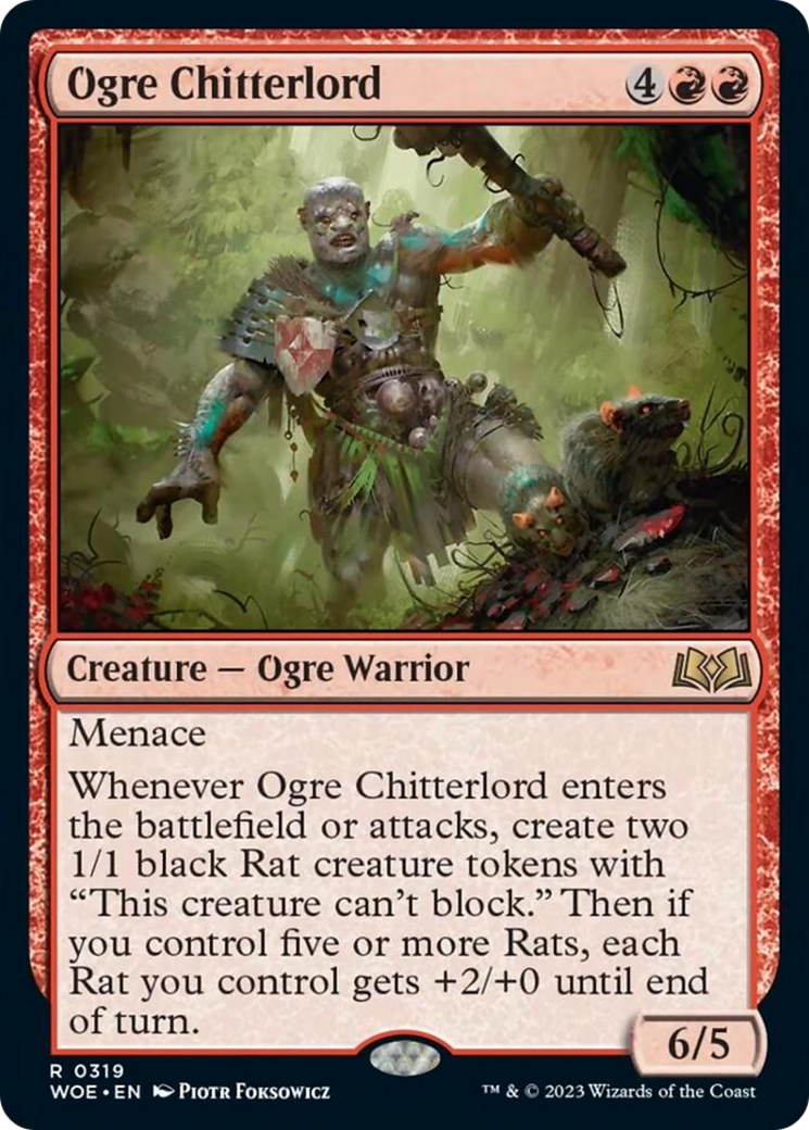 Ogre Chitterlord [Wilds of Eldraine] | Mindsight Gaming