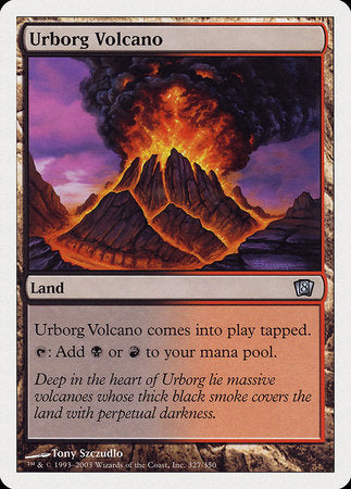 Urborg Volcano [Eighth Edition] | Mindsight Gaming