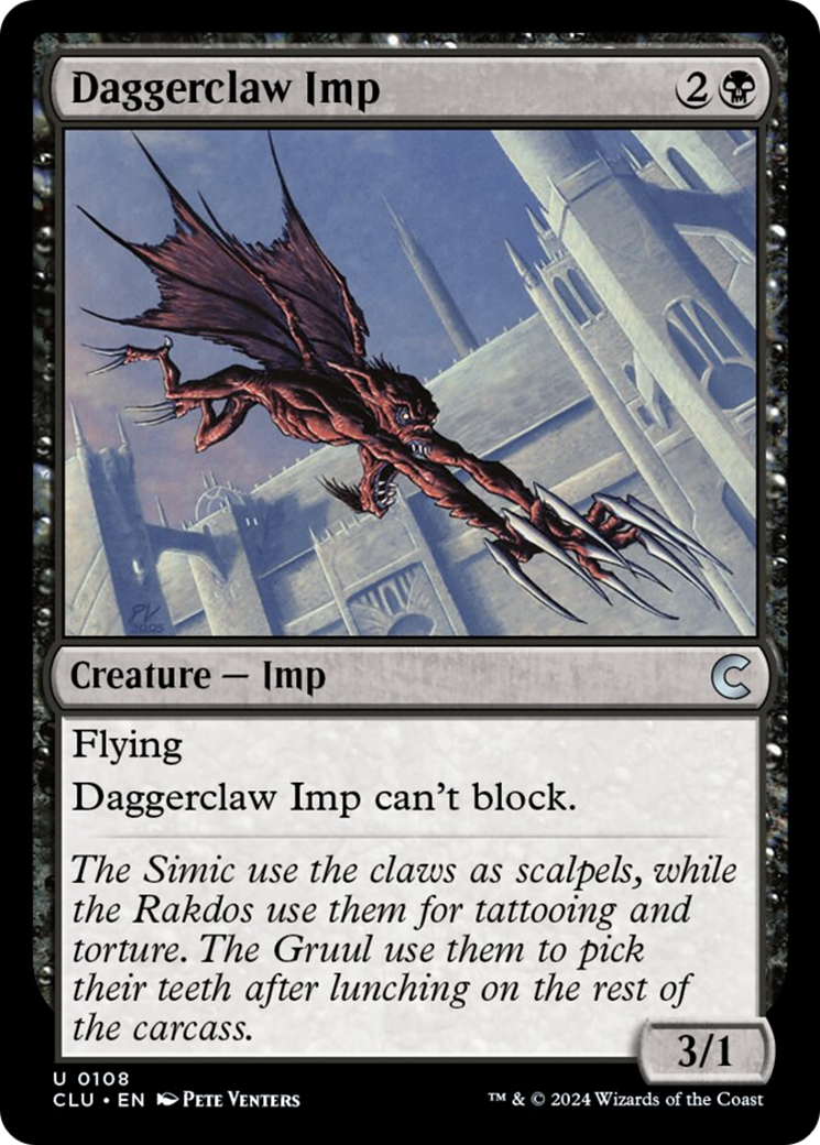 Daggerclaw Imp [Ravnica: Clue Edition] | Mindsight Gaming