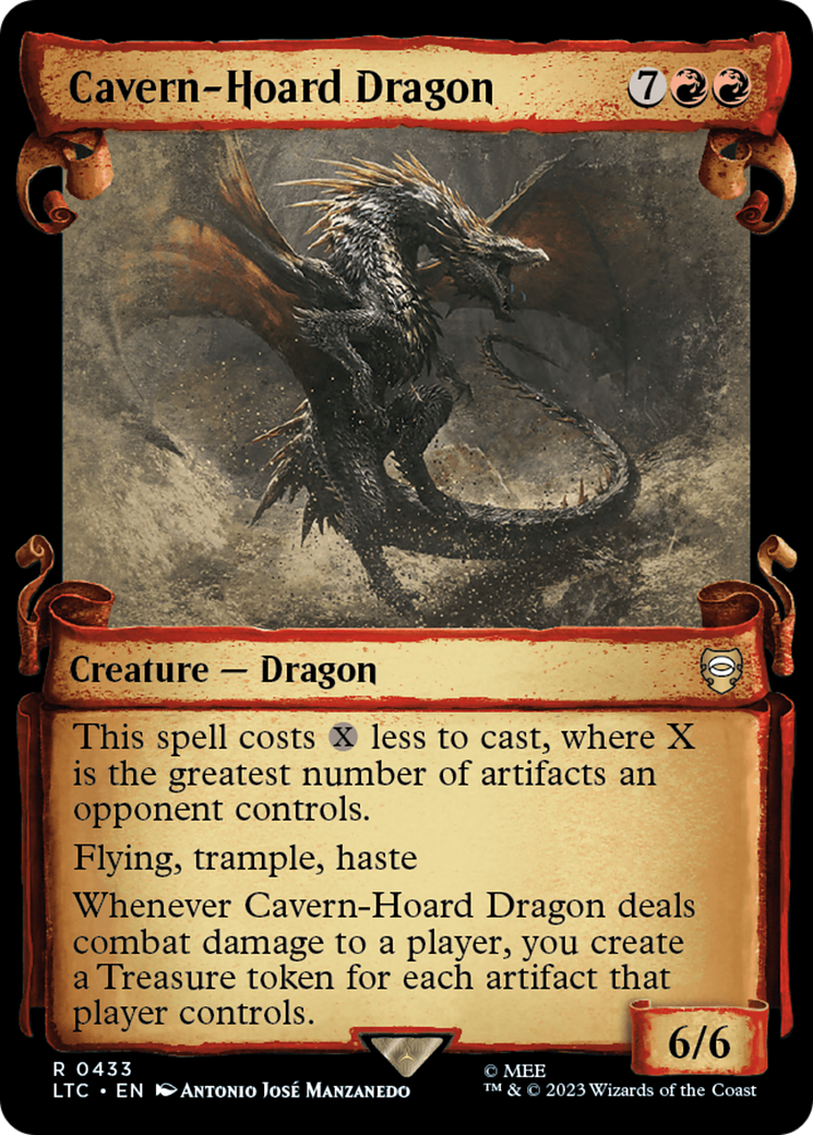 Cavern-Hoard Dragon [The Lord of the Rings: Tales of Middle-Earth Commander Showcase Scrolls] | Mindsight Gaming