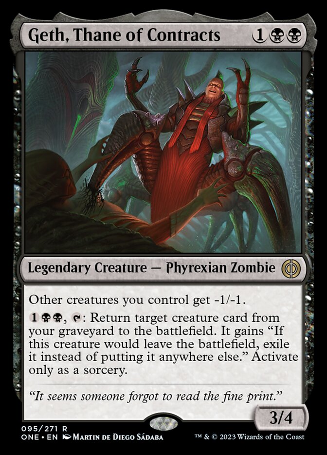 Geth, Thane of Contracts [Phyrexia: All Will Be One] | Mindsight Gaming