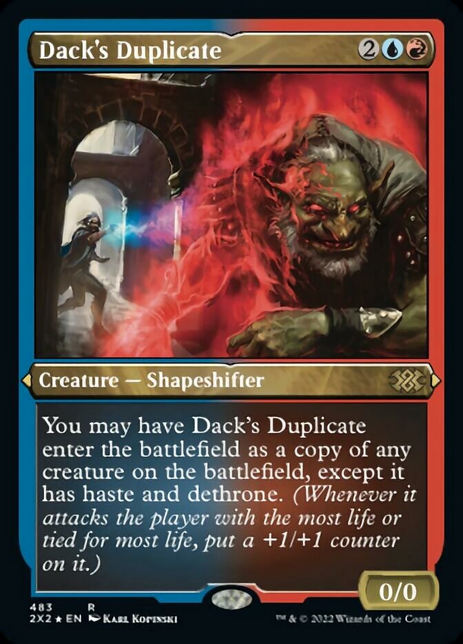 Dack's Duplicate (Foil Etched) [Double Masters 2022] | Mindsight Gaming