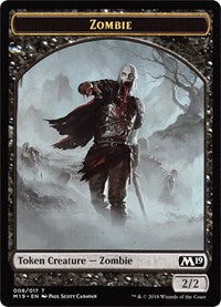 Zombie // Thopter Double-sided Token (Game Night) [Core Set 2019 Tokens] | Mindsight Gaming